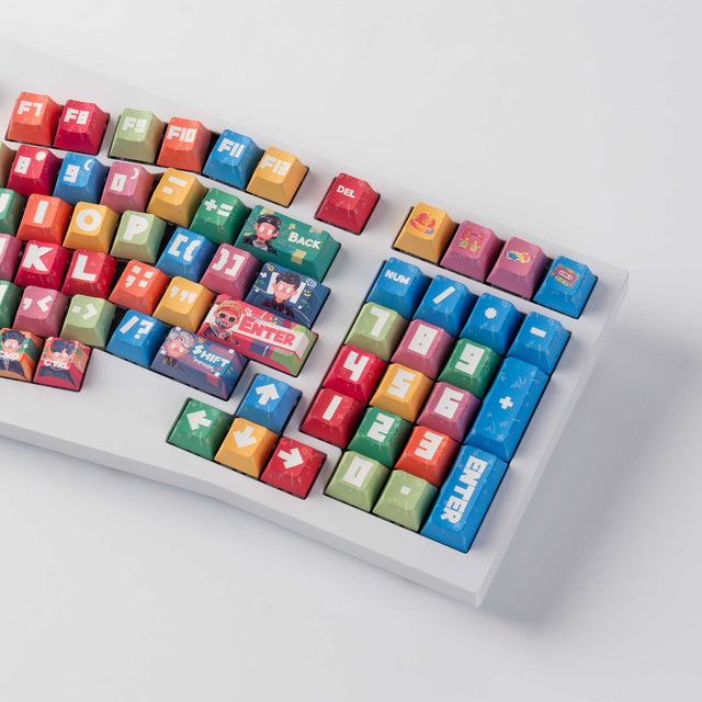 Rapper – Cherry Profile Dye-Sub PBT Komplett-Tastenkappen-Set