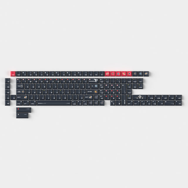 Cosmic Galaxy - Cherry Profil Dye-Sub PBT Volltastensatz