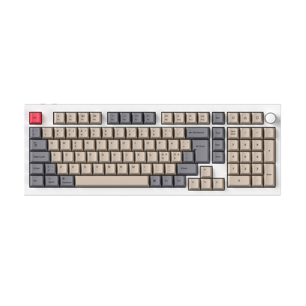 ISO Cherry Profile Dye-Sub PBT Komplettset Tastenkappen-Set – Carbon Vibe