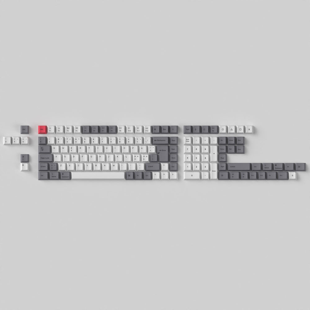 ISO Cherry Profile Dye-Sub PBT Komplettset Tastenkappen-Set – Retro