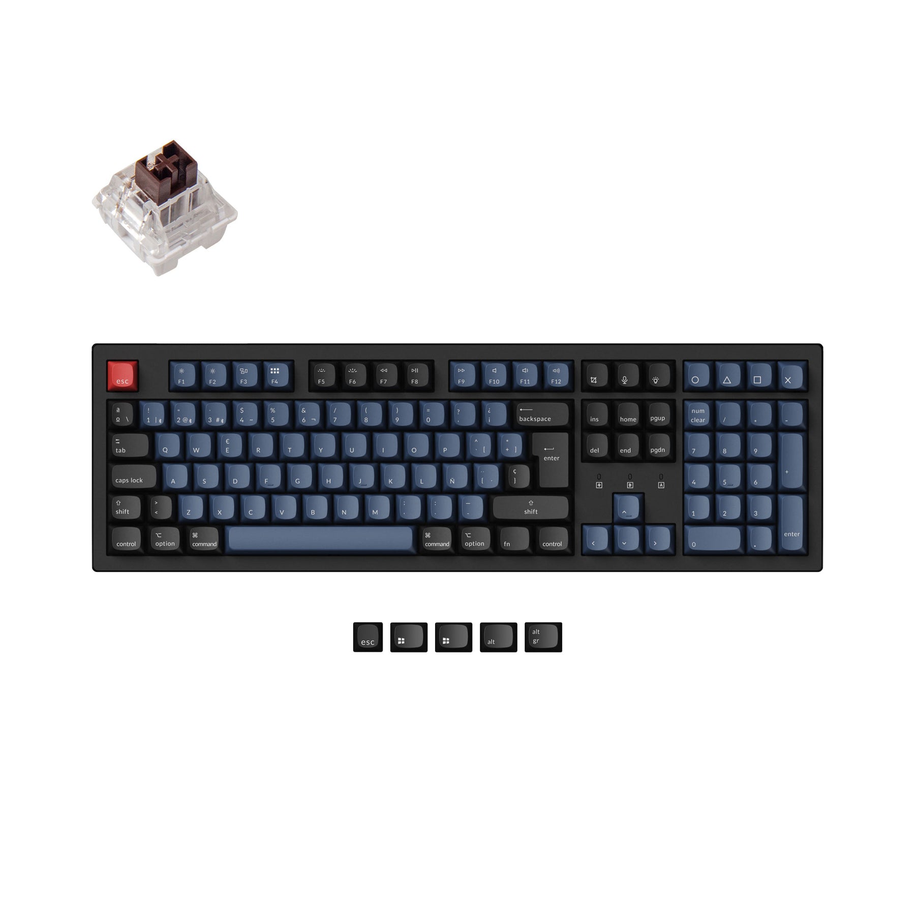 Keychron K10 Pro QMK/VIA Wireless Mechanical Keyboard ISO Layout Collection