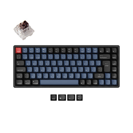 Keychron K2 Pro QMK/VIA Kabellose Mechanische Tastatur ISO-Layout-Kollektion