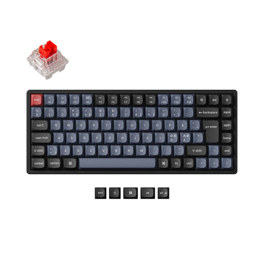 Keychron K2 Pro QMK/VIA Wireless Mechanical Keyboard ISO Layout Collection