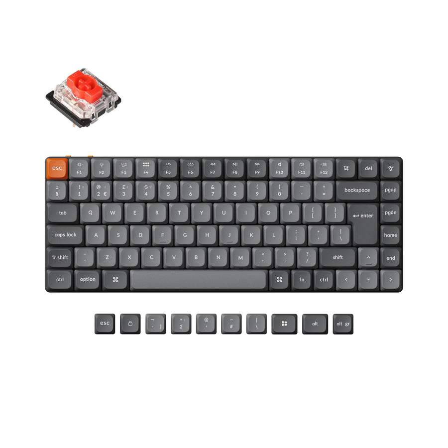 Keychron K3 Max QMK/VIA Wireless Custom Mechanical Keyboard ISO-Layout-Sammlung