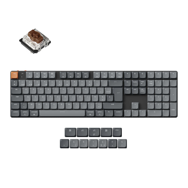 Keychron K5 Max QMK Wireless Custom Mechanical Keyboard ISO-Layout-Sammlung