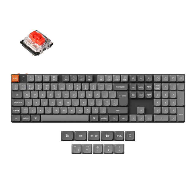 Keychron K5 Max QMK Wireless Custom Mechanical Keyboard ISO-Layout-Sammlung