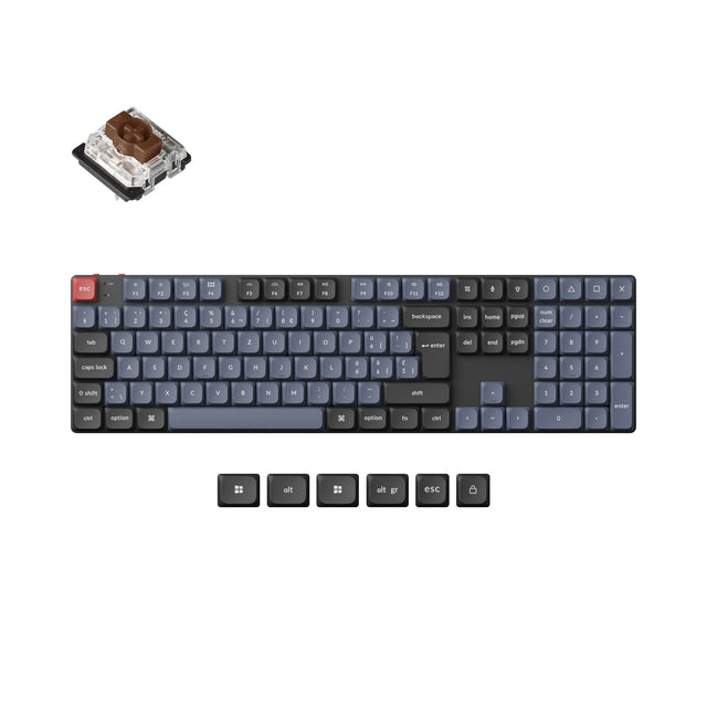 Keychron K5 Pro QMK/VIA Wireless Custom Mechanical Keyboard ISO-Layout-Sammlung