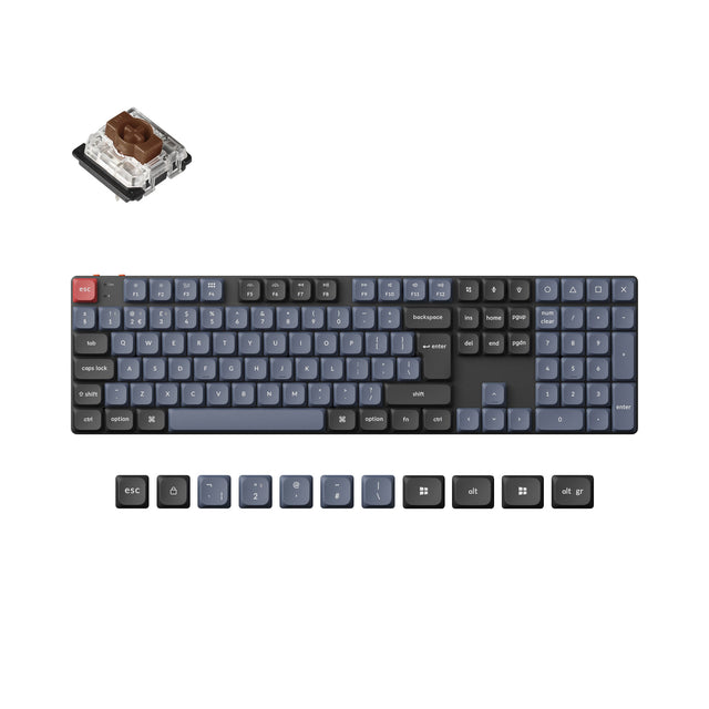 Keychron K5 Pro QMK/VIA Wireless Custom Mechanical Keyboard ISO-Layout-Sammlung