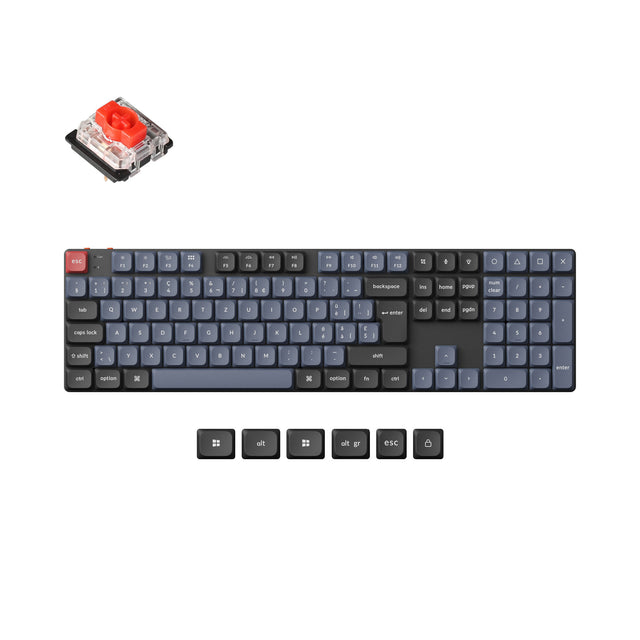 Keychron K5 Pro QMK/VIA Wireless Custom Mechanical Keyboard ISO-Layout-Sammlung