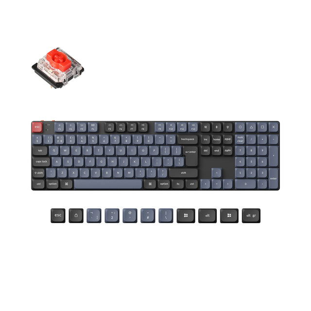 Keychron K5 Pro QMK/VIA Wireless Custom Mechanical Keyboard ISO-Layout-Sammlung