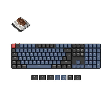 Keychron K5 Pro QMK/VIA Wireless Custom Mechanical Keyboard ISO Layout Collection