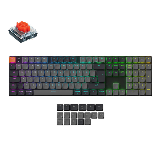 Keychron K5 QMK Wireless Mechanical Keyboard ISO Layout - Version 2