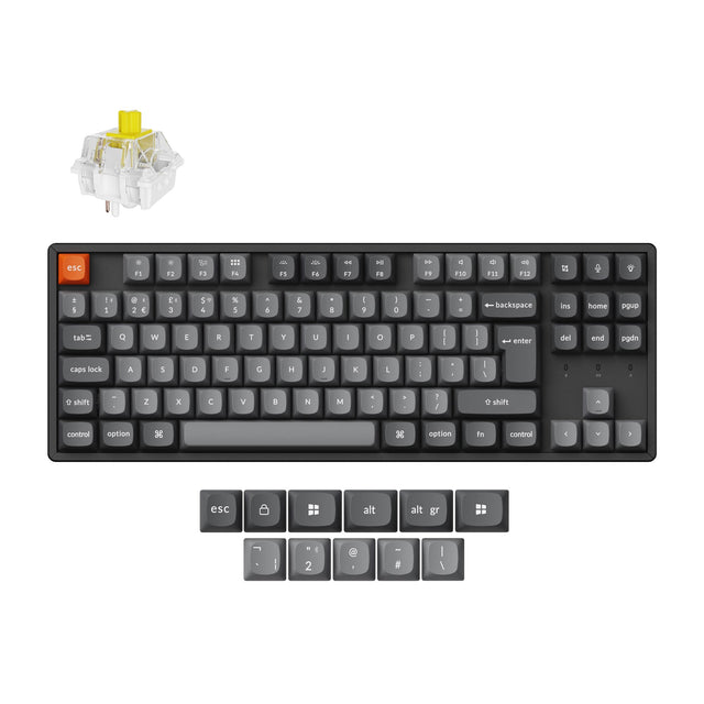 Keychron K8 Max QMK Kabellose Mechanische Tastatur ISO Layout Sammlung