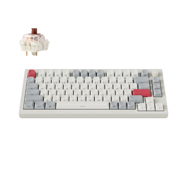 Keychron Q1 Max QMK/VIA Drahtlose benutzerdefinierte mechanische Tastatur (US ANSI Layout)