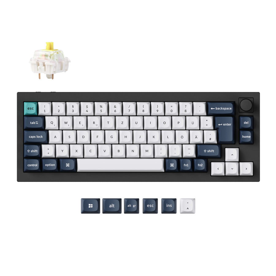 Keychron Q2 Max QMK/VIA Wireless Custom Mechanical Keyboard ISO-Layout-Sammlung