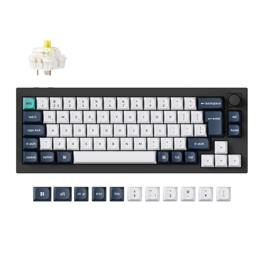 Keychron Q2 Max QMK/VIA Wireless Custom Mechanical Keyboard ISO-Layout-Sammlung