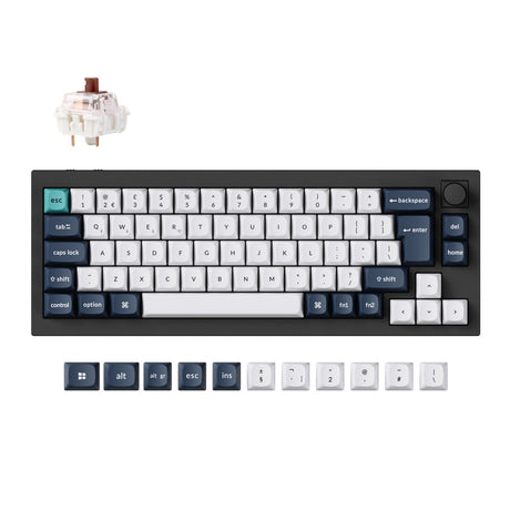 Keychron Q2 Max QMK/VIA Wireless Custom Mechanical Keyboard ISO-Layout-Sammlung