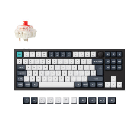 Keychron Q3 Max QMK/VIA Wireless Custom Mechanical Keyboard ISO-Layout-Sammlung