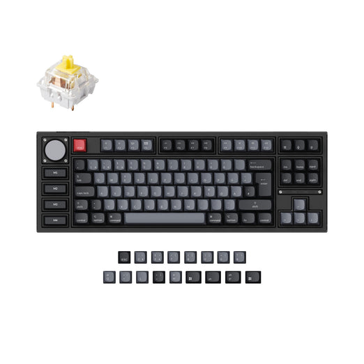 Keychron Q3 Pro QMK Custom Mechanical Keyboard ISO Layout Collection