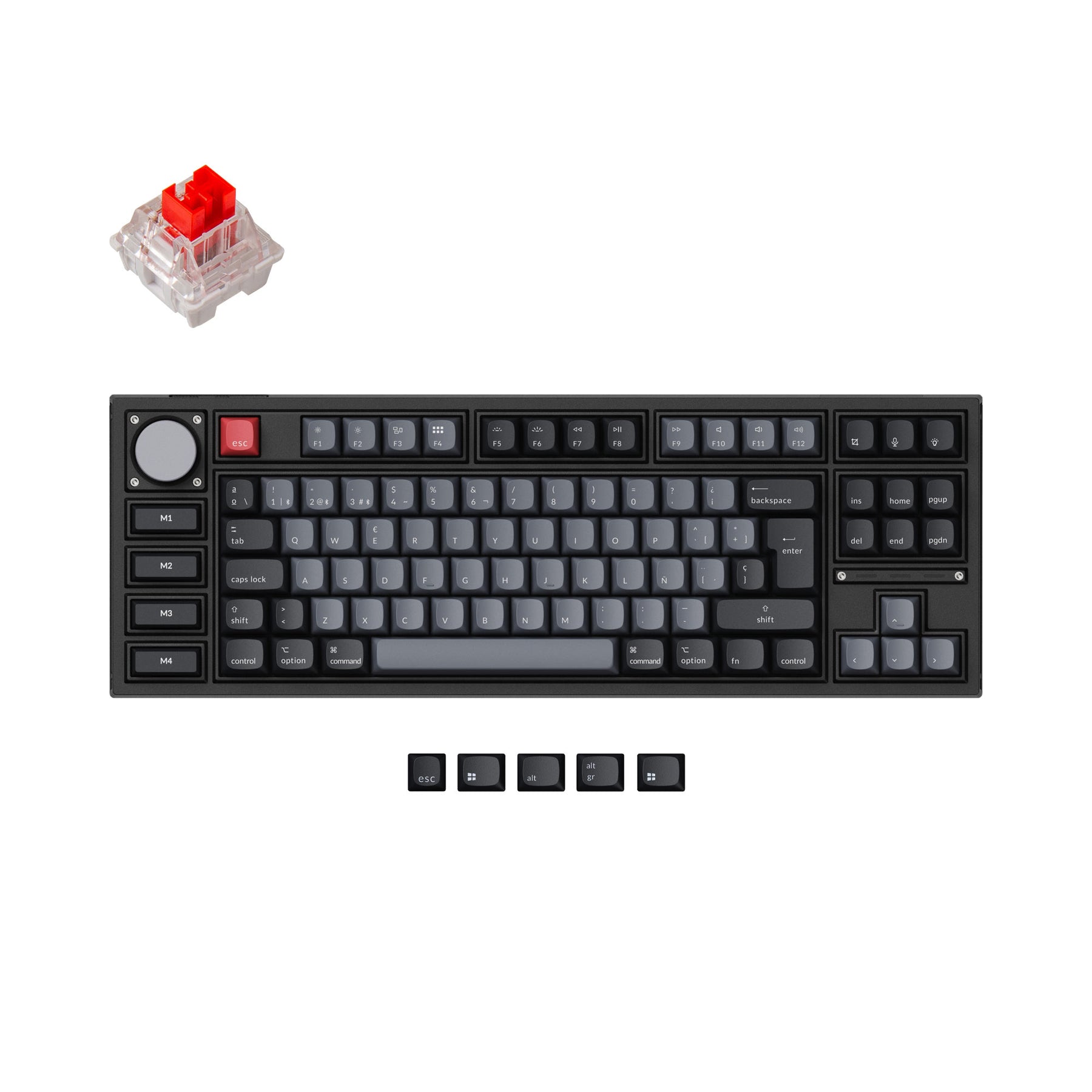 Keychron Q3 Pro QMK Custom Mechanical Keyboard ISO Layout Collection