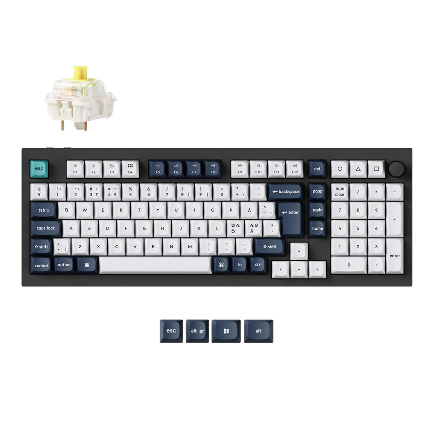 Keychron Q5 Max QMK/VIA Wireless Custom Mechanical Keyboard ISO-Layout-Sammlung