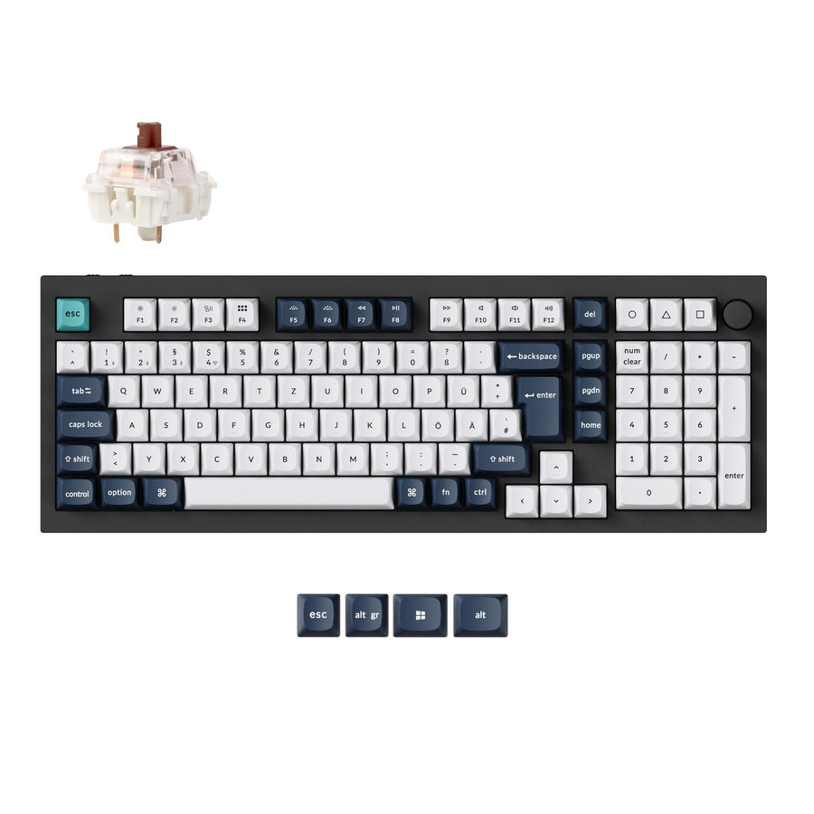 Keychron Q5 Max QMK/VIA Wireless Custom Mechanical Keyboard ISO-Layout-Sammlung