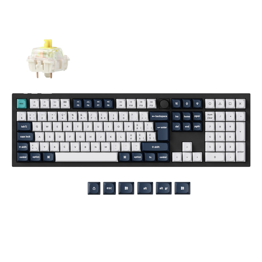 Keychron Q6 Max QMK/VIA Wireless Custom Mechanical Keyboard ISO-Layout-Sammlung