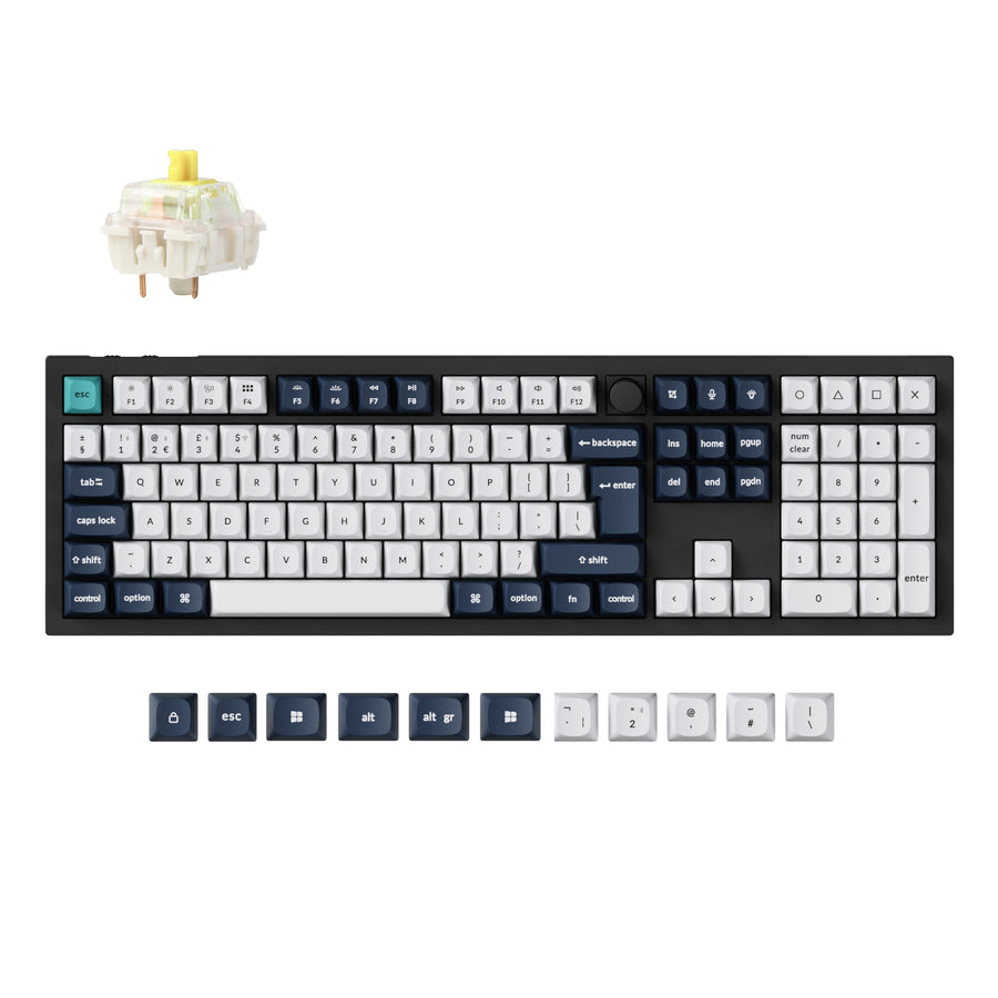 Keychron Q6 Max QMK/VIA Wireless Custom Mechanical Keyboard ISO-Layout-Sammlung