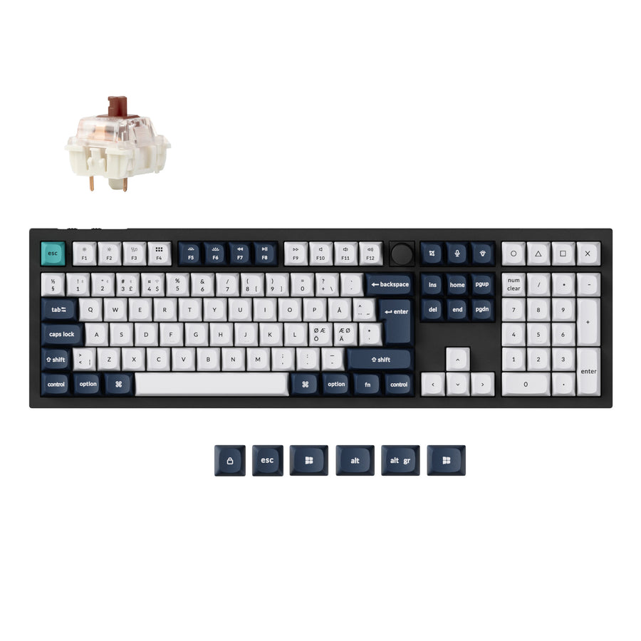 Keychron Q6 Max QMK/VIA Wireless Custom Mechanical Keyboard ISO-Layout-Sammlung