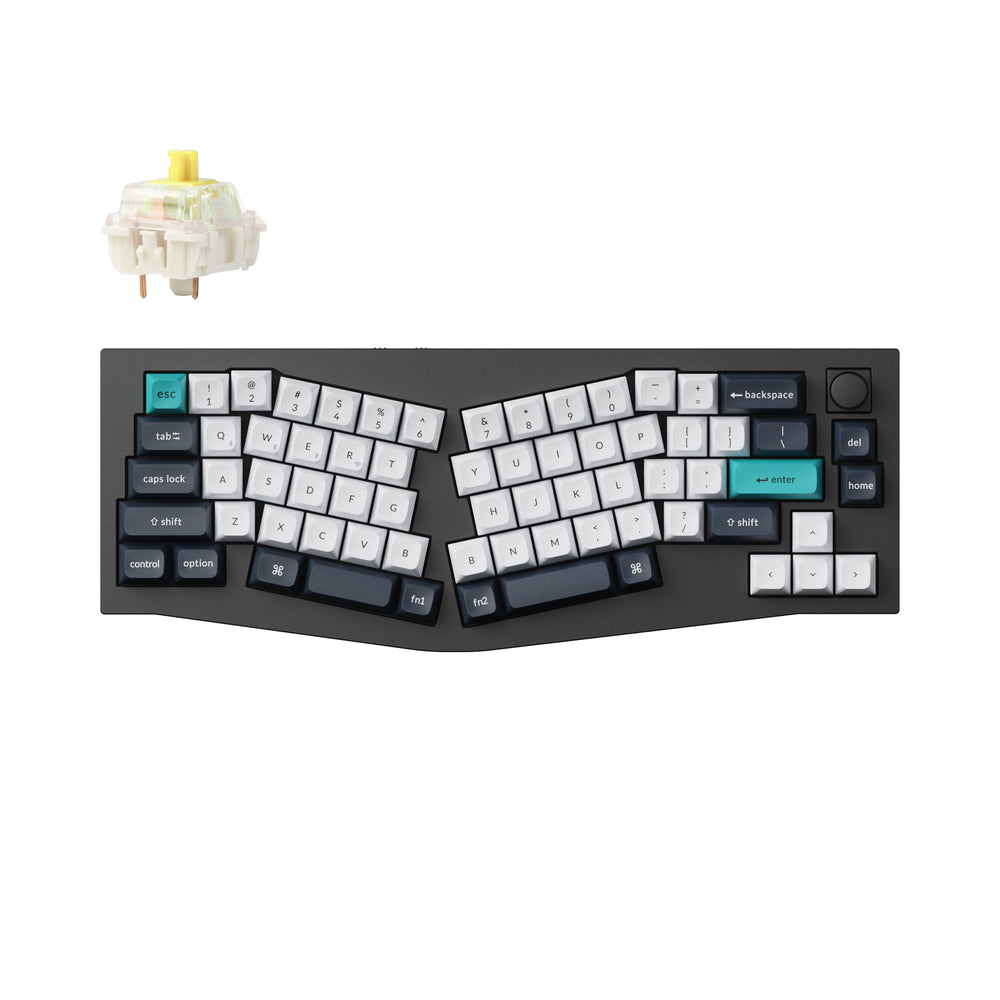 Keychron Q8 Max (Alice Layout) QMK/VIA Wireless Custom Mechanical Keyboard (US ANSI Layout)