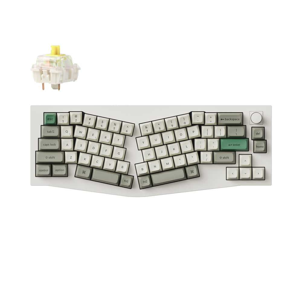 Keychron Q8 Max (Alice Layout) QMK/VIA Wireless Custom Mechanical Keyboard (US ANSI Layout)