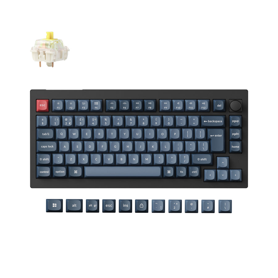 Keychron V1 Max QMK Wireless Custom Mechanical Keyboard ISO-Layout-Sammlung