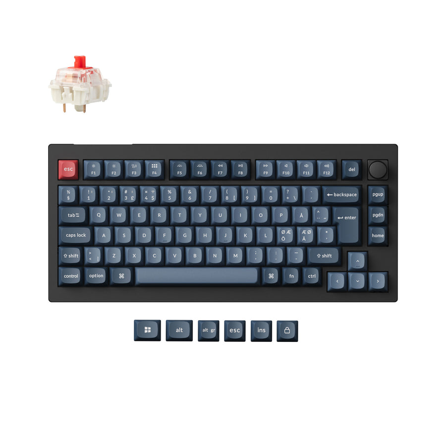 Keychron V1 Max QMK Wireless Custom Mechanical Keyboard ISO-Layout-Sammlung