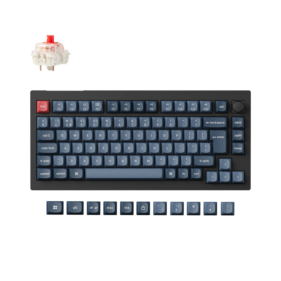 Keychron V1 Max QMK Wireless Custom Mechanical Keyboard ISO-Layout-Sammlung