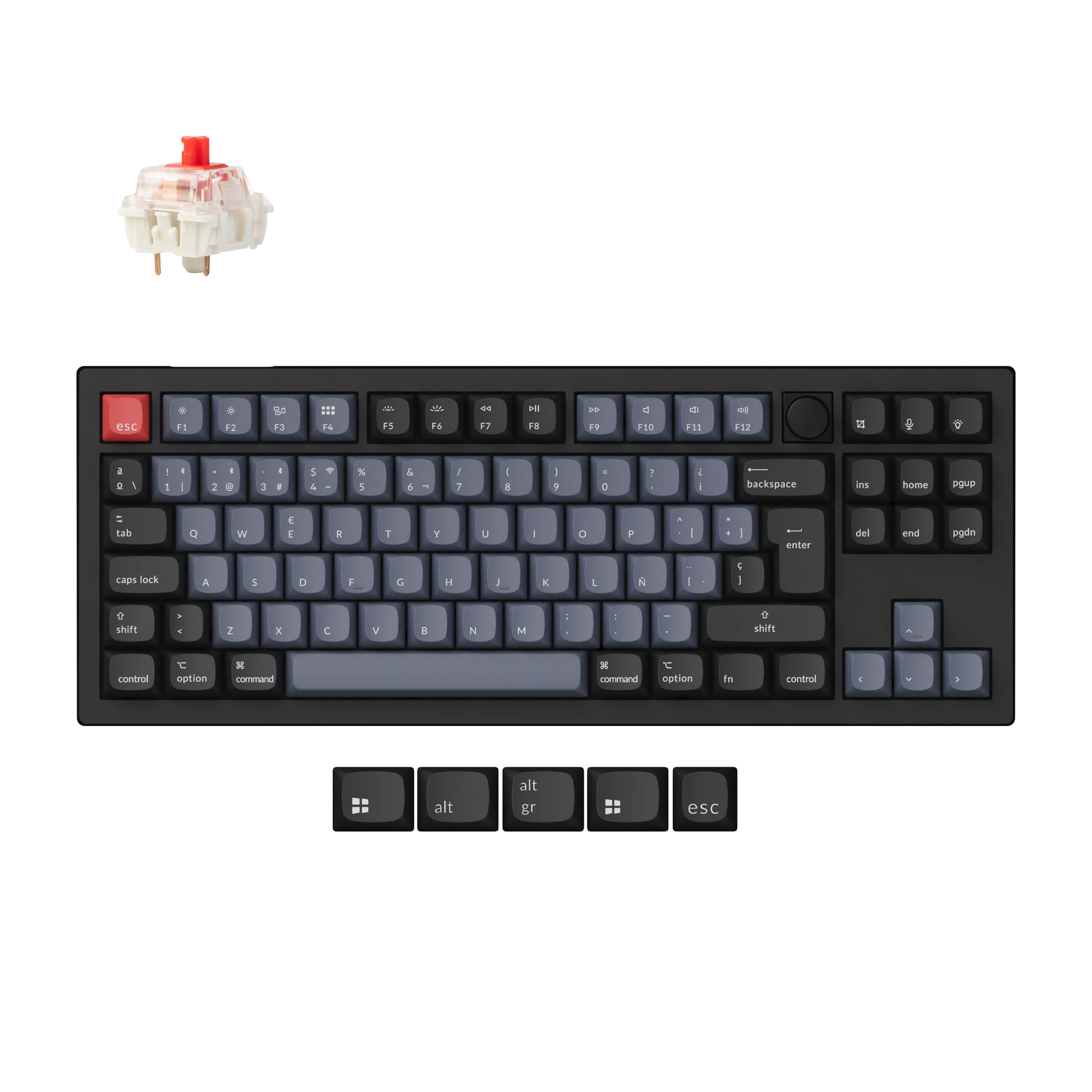 Keychron V3 Max QMK Wireless Custom Mechanical Keyboard ISO-Layout-Sammlung