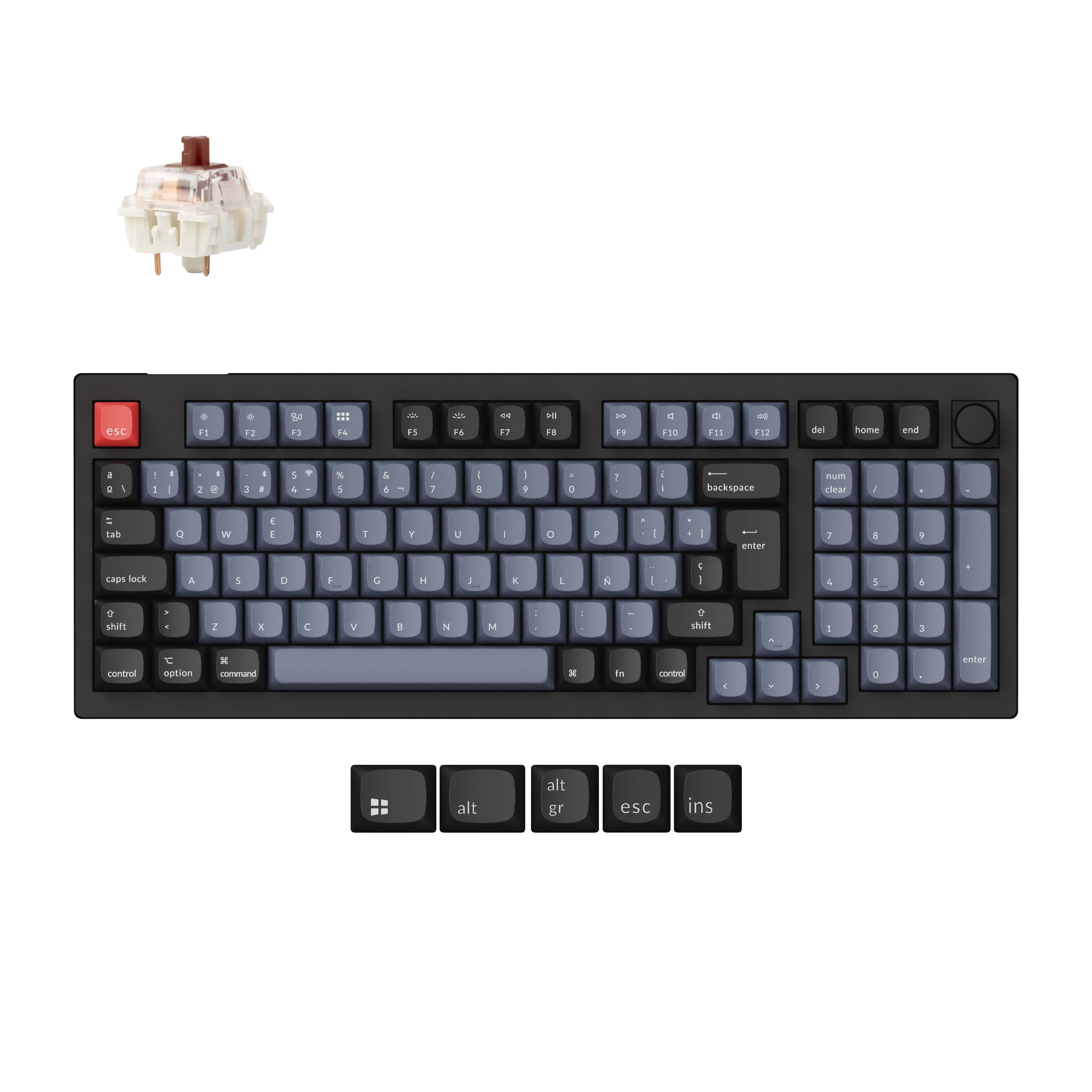 Keychron V5 Max QMK Wireless Custom Mechanical Keyboard ISO-Layout-Sammlung