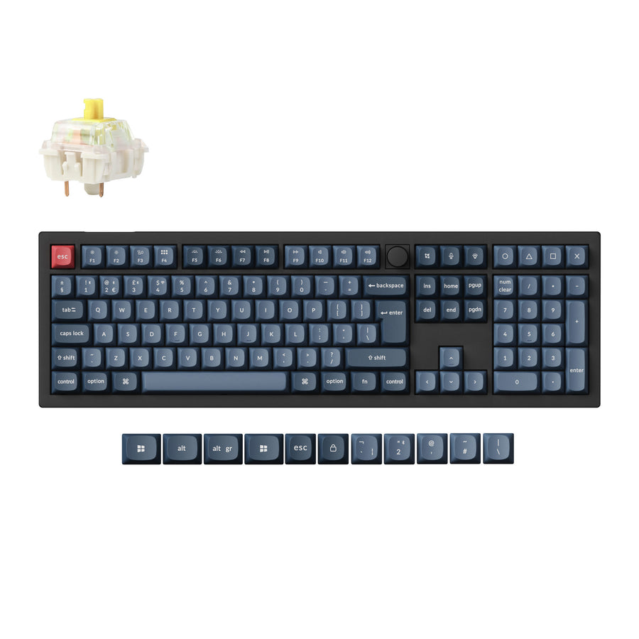 Keychron V6 Max QMK Wireless Custom Mechanical Keyboard ISO-Layout-Sammlung