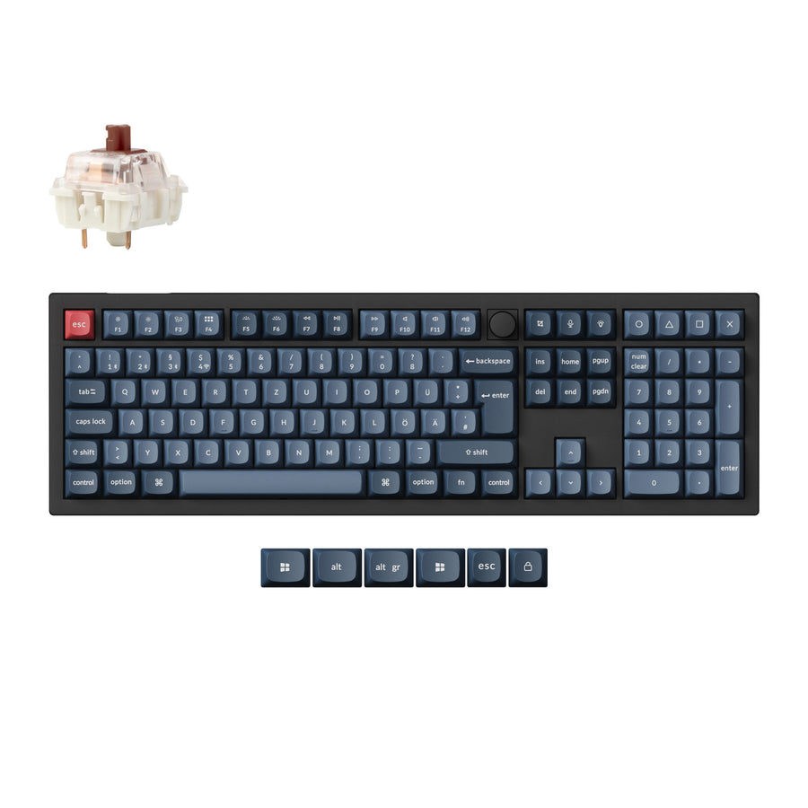 Keychron V6 Max QMK Wireless Custom Mechanical Keyboard ISO-Layout-Sammlung