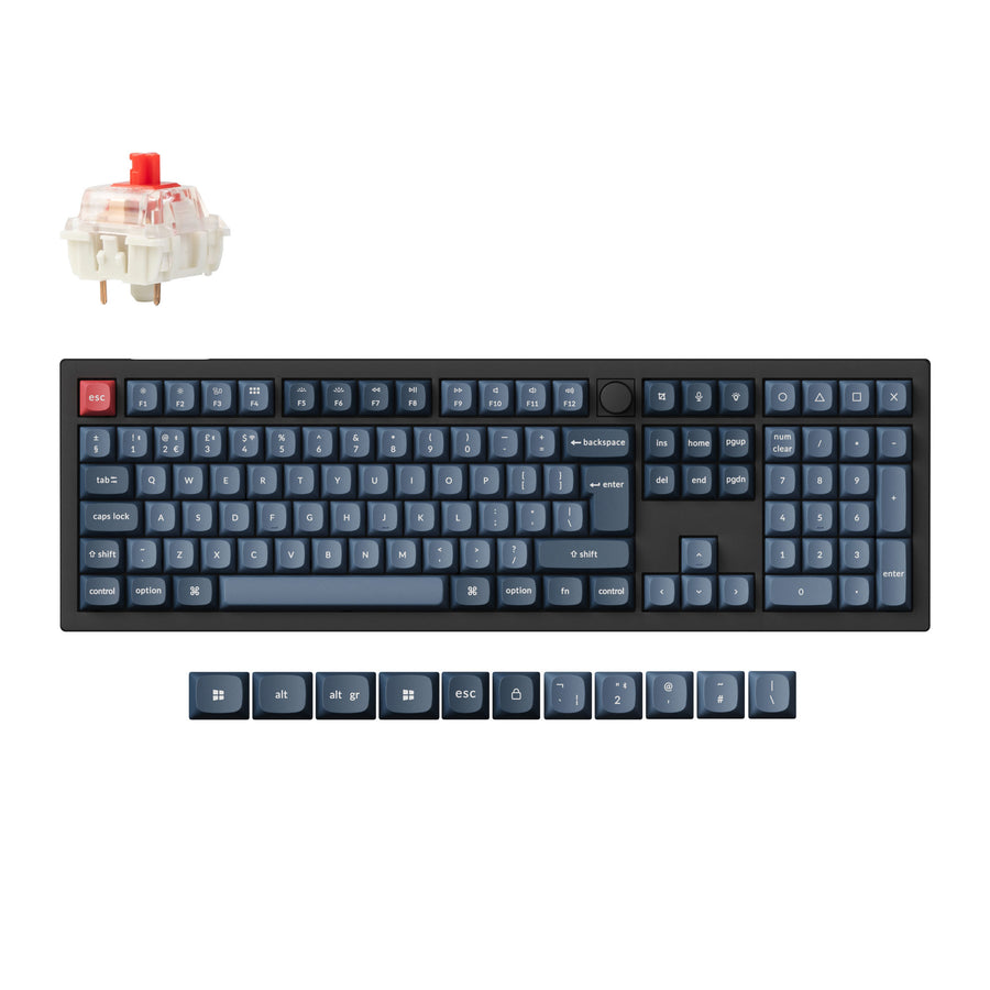 Keychron V6 Max QMK Wireless Custom Mechanical Keyboard ISO-Layout-Sammlung