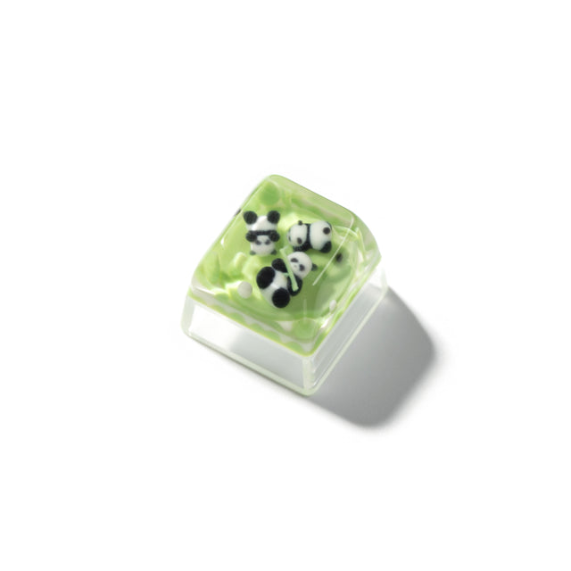 Drei Pandas Harz Artisan Keycap