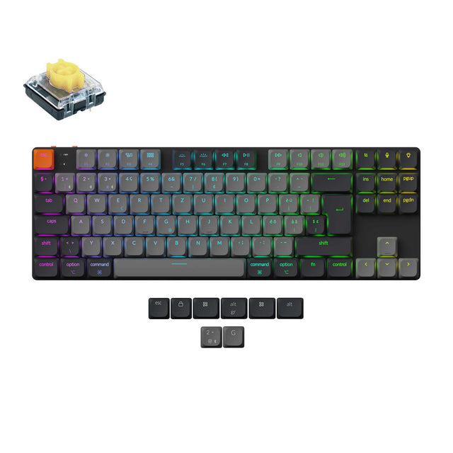 Keychron K1 QMK Wireless Mechanical Keyboard ISO Layout - Version 6