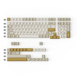 Cherry Profile Double-Shot PBT Full Set Keycaps Camel Compatible with 96 Percent 75 Percent 65 Percent US Layout