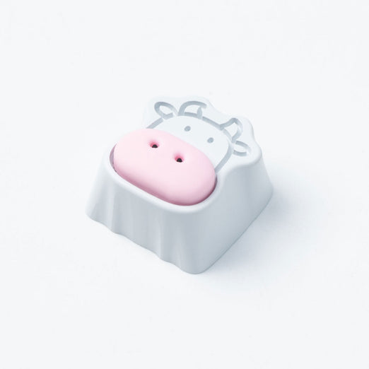 Cute Cows Aluminum Alloy Artisan Keycap