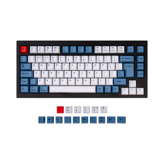 ISO Q1 & Q1 Pro & V1 & K2 & K2 Pro OEM Dye-Sub PBT Tastenkappen-Set – Blau