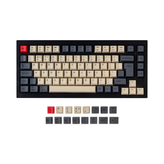 ISO Q1 & Q1 Pro & V1 & K2 & K2 Pro OEM Dye-Sub PBT Tastenkappen-Set - Carbon