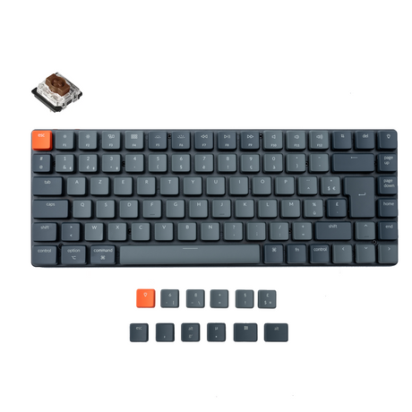 Keychron K3 Ultra-schlanke kabellose mechanische Tastatur FR-ISO-Layout