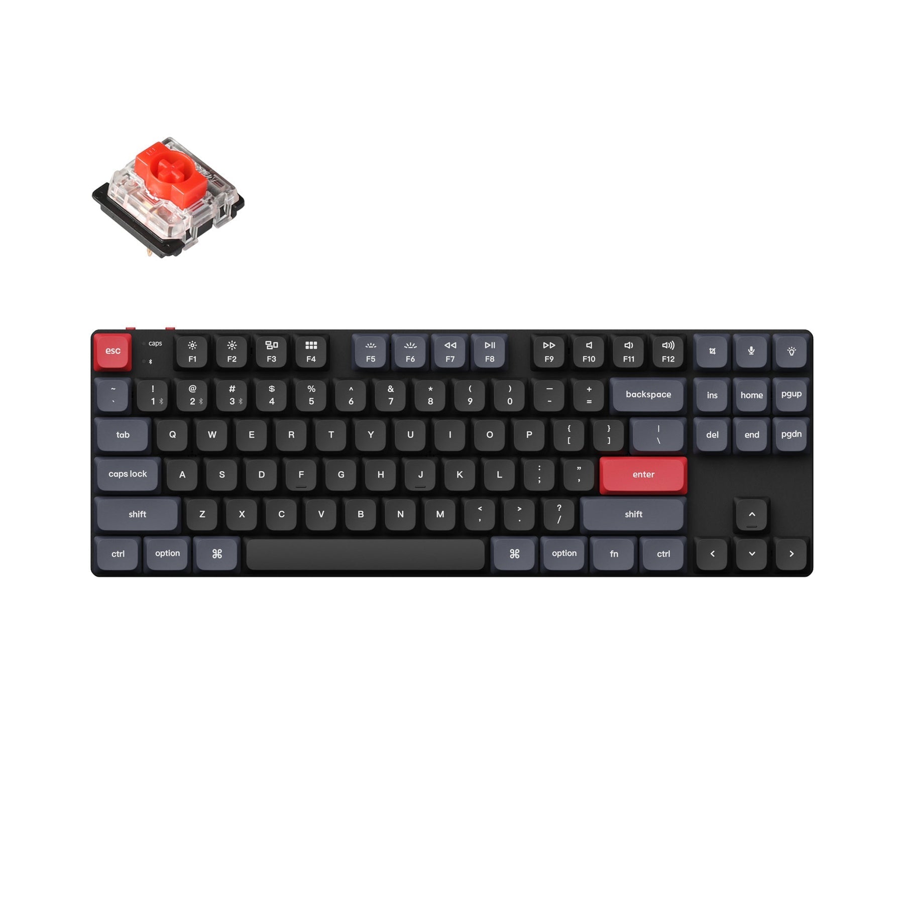 Keychron K1 Pro QMK/VIA Wireless Custom Mechanical Keyboard (US ANSI Layout)