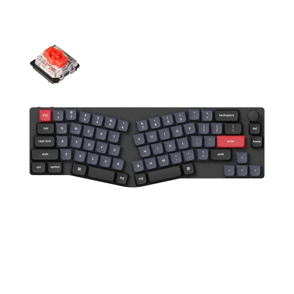 Keychron K11 Pro (Alice Layout) QMK/VIA Wireless Custom Mechanische Tastatur (US-Layout)