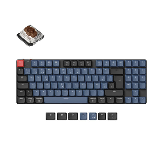 Keychron K13 Pro QMK/VIA Wireless Custom Mechanical Keyboard ISO Layout Collection