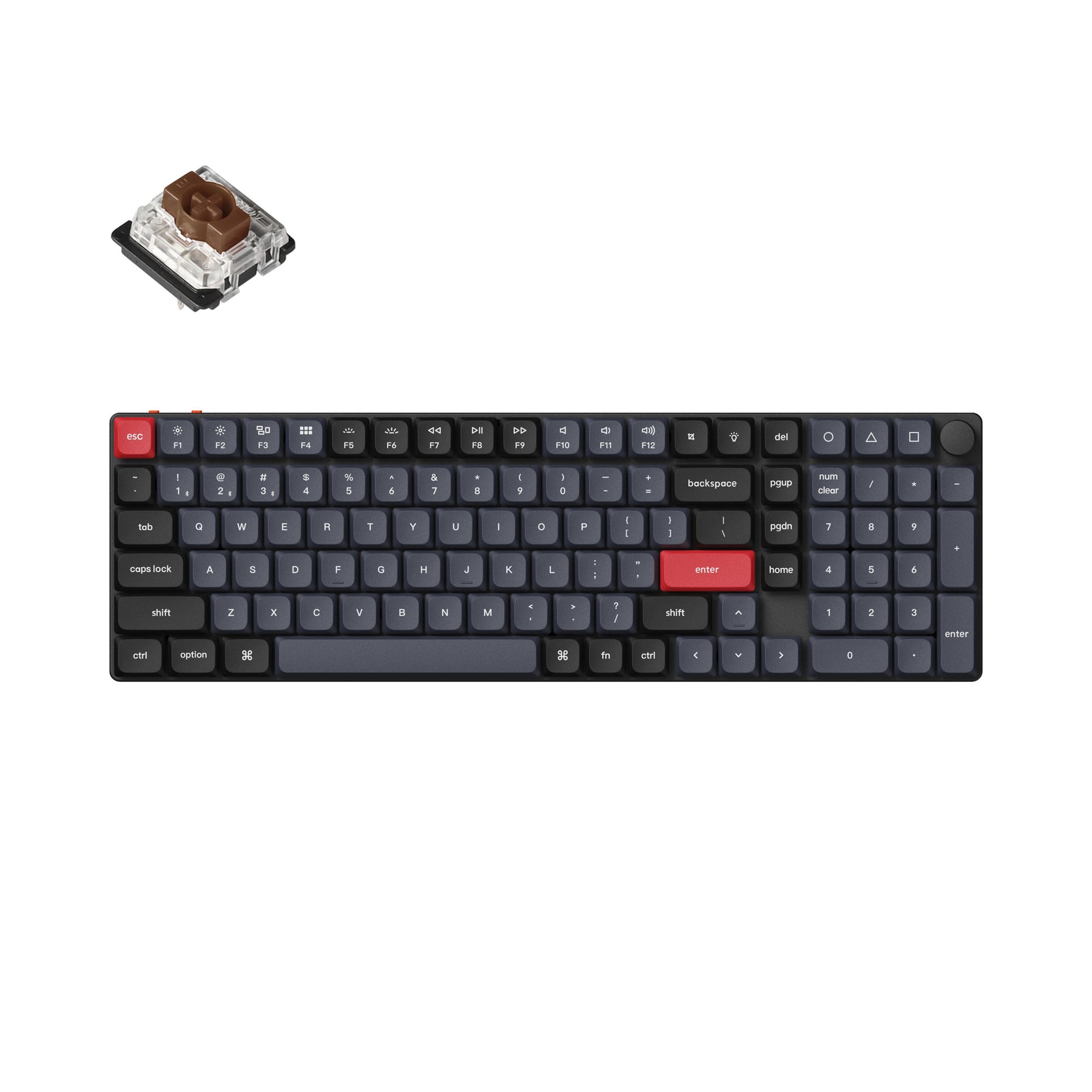 Keychron K17 Pro QMK/VIA Wireless Custom Mechanical Keyboard (US Layout)